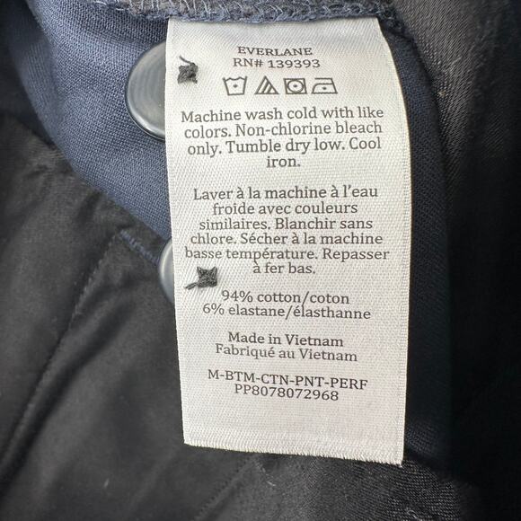 Everlane Uniform the Performance Chino Pant in navy Size 34x30 - Picture 4 of 7